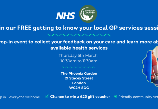 Free feedback event on March 6th from 10.30am to 11.30am